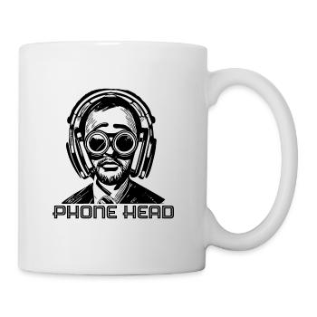 phone head - Tasse - Weiß - Rechts