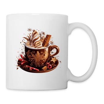 Hot Chocolate Mug I Chocolate Lover I Hot - Tasse - Weiß - Rechts