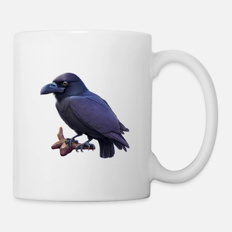 Crow - Mug - white
