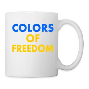 Colors of freedom - Mug - white - Right