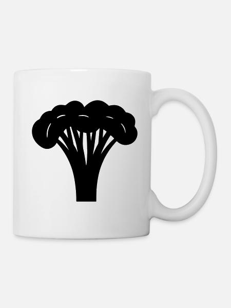 Brokkoli - Tasse - Weiß