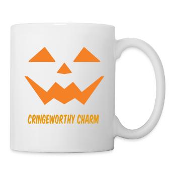 Halloween Kürbis Jack O Laterne gruselige Kürbisse - Tasse - Weiß - Rechts