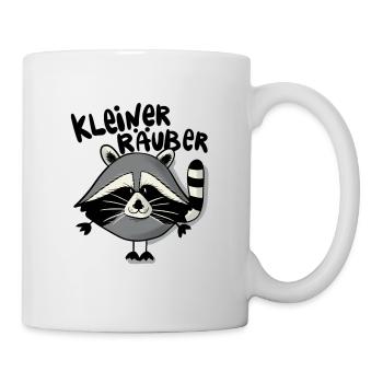 Waschbär Räuber - Tasse - Weiß - Rechts