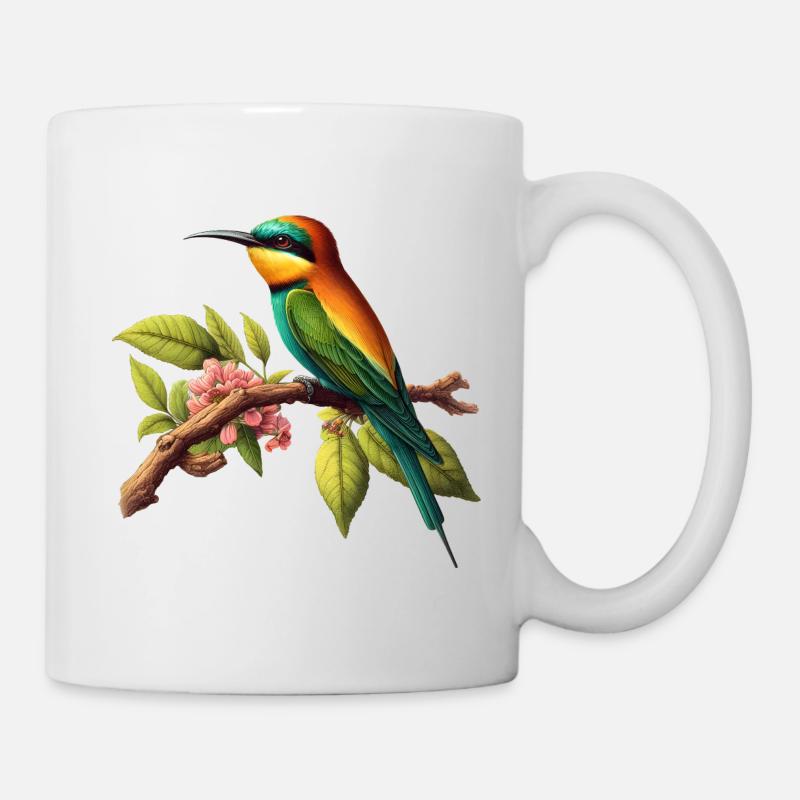 Bienenfresser Merops Apiaster Vogel - Tasse - Weiß