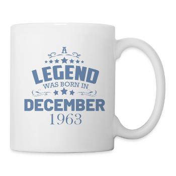 Légendaire depuis décembre 1963 - Mug blanc - blanc - Droite