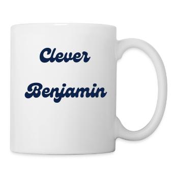 Clever Benjamin - Tasse - Weiß - Rechts