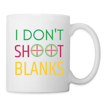 Je ne tire pas à blanc Baby Shower Dad Est 2024 - Mug blanc - blanc - Droite