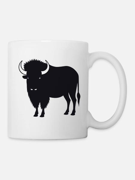 Büffel - Tasse - Weiß
