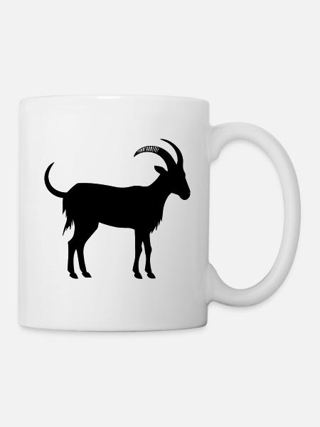 Ziege - Tasse - Weiß