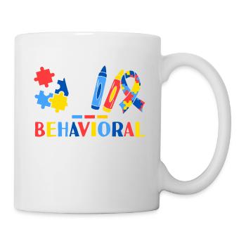 Le thérapeute comportemental n’est pas pour les faibles ABA - Mug blanc - blanc - Droite