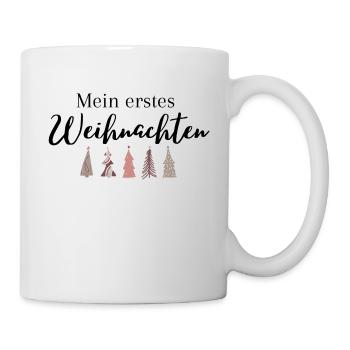 Mein erstes Weihnachten Aufdruck - Tasse - Weiß - Rechts