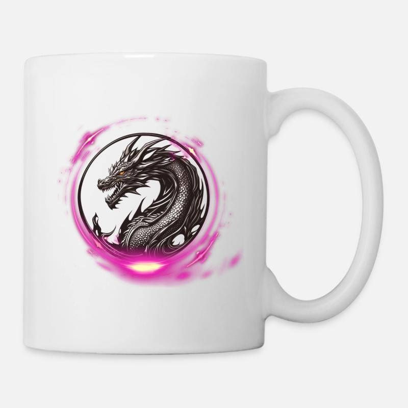 dragon - Tasse - Weiß