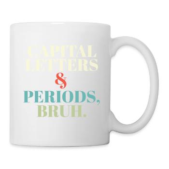 ELA Professeur Lettres et Périodes Bruh Grammaire - Mug blanc - blanc - Droite