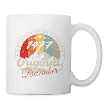 Vintage Birthday Gift - December 1977 - Mug - white - Right