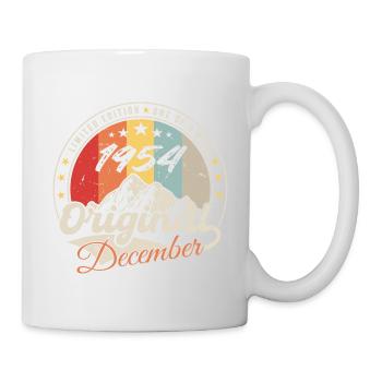 Vintage Birthday Gift - December 1954 - Mug - white - Right