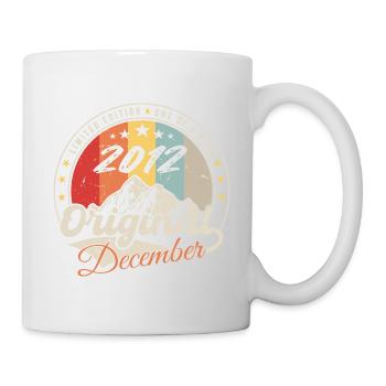 Vintage Birthday Gift - December 2012 - Mug - white - Right