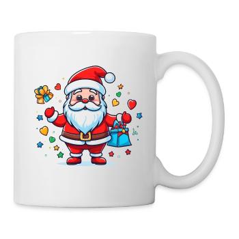 Pouce levé Père Noël - Mug blanc - blanc - Droite