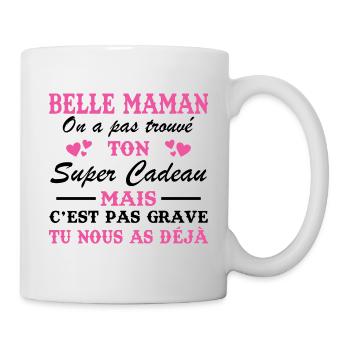 Belle Maman - Mug blanc - blanc - Droite