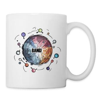 Colorful Big Bang with Planets - Bang! - Mug - white - Right