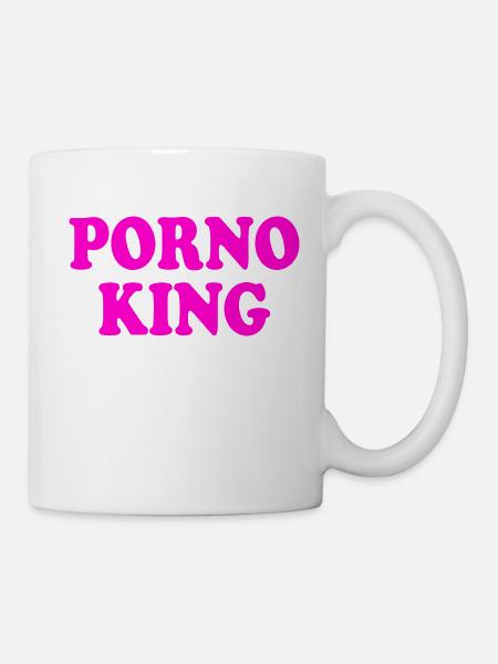 Porno king - Tasse - Weiß