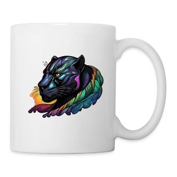 Panther - Tasse - Weiß - Rechts