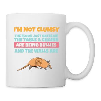 I'm Not Clumsy The Floor Hates Me Foolish - Mug - white - Right