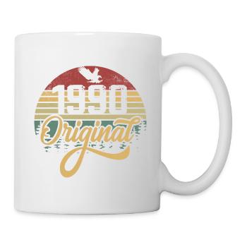 Original 1990 Vintage - Cadeau D’anniversaire 1990 - Mug blanc - blanc - Droite