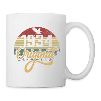 Original 1934 Vintage - 1934 Birthday Gift - Mug - white - Right