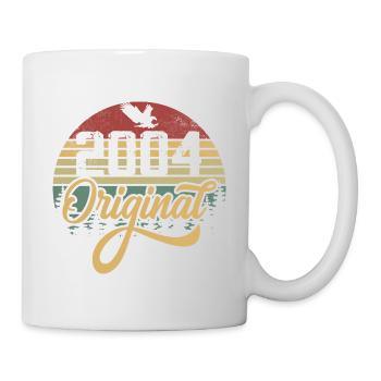 Originaler Jahrgang 2004 – Geburtstagsgeschenk 2004 - Tasse - Weiß - Rechts