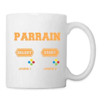 Prépare Toi Parrain J'arrive - Annonce Grossesse - Mug blanc - blanc - Droite