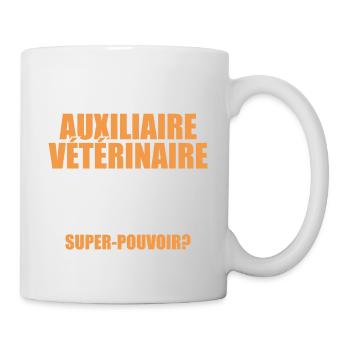Tierarzthelfer Beruf Tier Hund Katze - Tasse - Weiß - Rechts