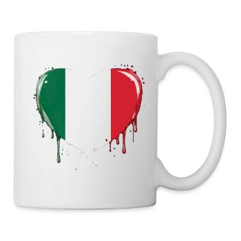 ITALIA ITALIAN FLAG FLAG ITALY - Mug - white - Right