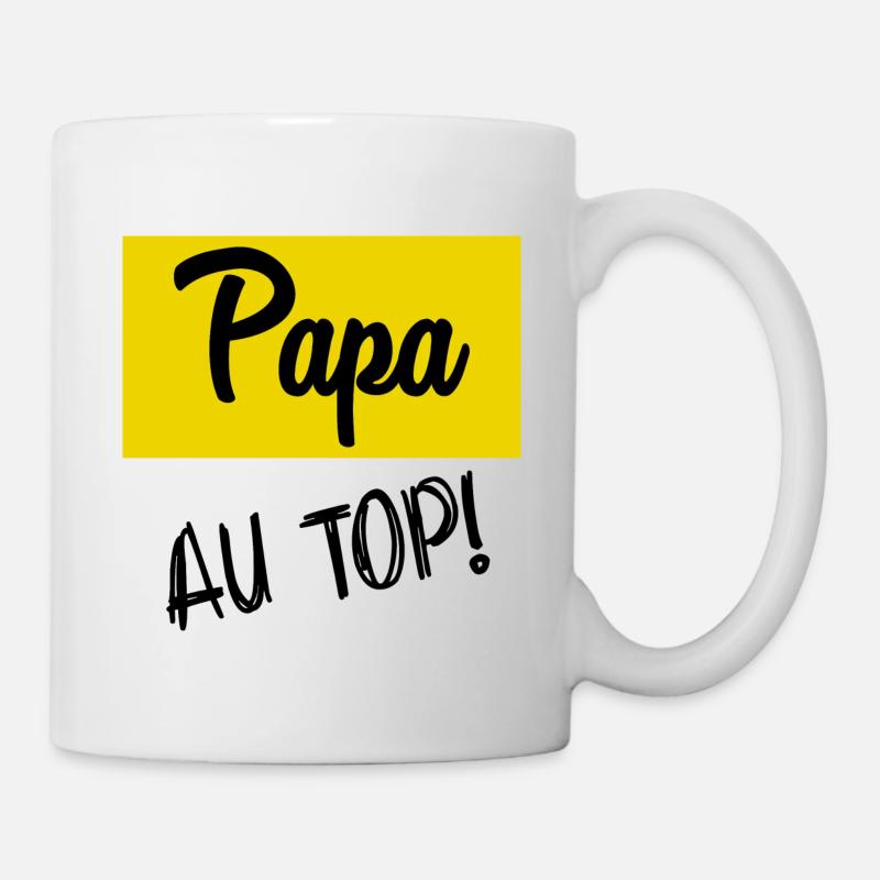 BONNE FÊTE PAPA. PAPA - Mug blanc - blanc