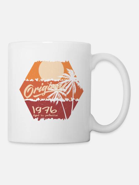 Original 1976 Retro 1976 Geburtstagsgeschenk - Tasse - Weiß