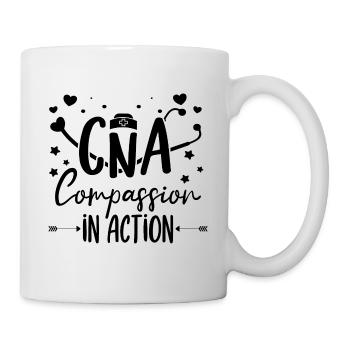 CNA Nursing Certified Nurse Assistant Life Gifts - Mug - white - Right