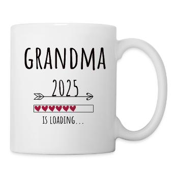 Pregnancy Grandma Baby Happiness Gift - Mug - white - Right