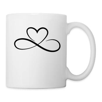 Heart Design - Mug - white - Right