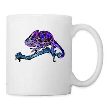 Chamäleon - Tasse - Weiß - Rechts