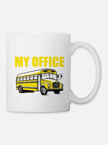 I'll Be in my Office | Funny School Bus Driver - Mug - white