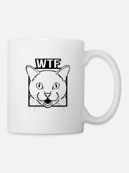 WTF - Tasse - Weiß