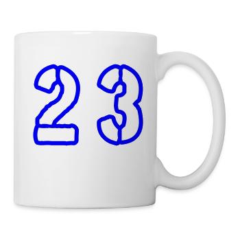 23 Number Symbol - Mug - white - Right