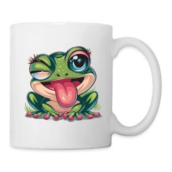 Ästhetischer Frosch Frösche für einen Frosch - Tasse - Weiß - Rechts