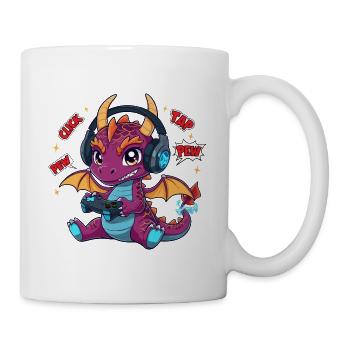 Gamer Gaming Dragon Kids - Mug - white - Right