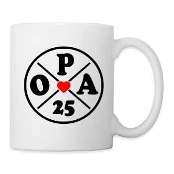 Opa 2025 - Tasse - Weiß - Rechts