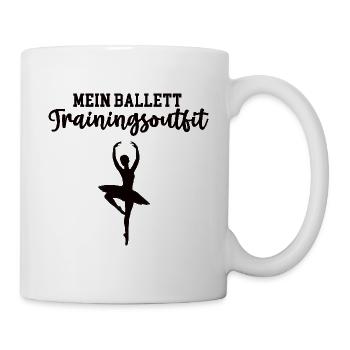 Ballerina MEIN BALLETT TRAININGSOUTFIT Ballet Tanz - Tasse - Weiß - Rechts