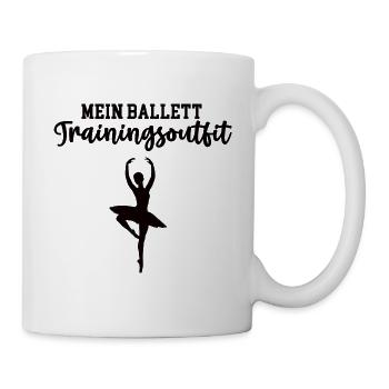 MEIN BALLETT TRAININGSOUTFIT Ballerina Ballet - Tasse - Weiß - Rechts
