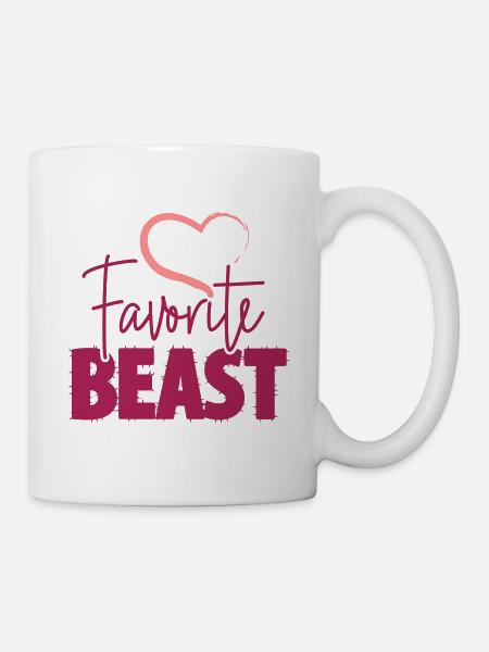 Favorite Beast - Tasse - Weiß