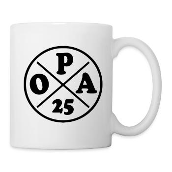 Opa 2025 - Tasse - Weiß - Rechts