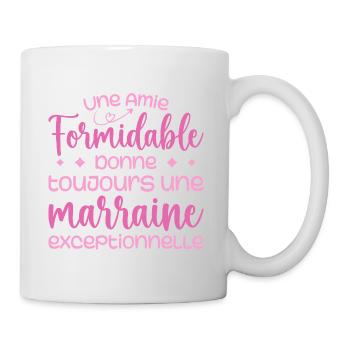 Amie formidable donne une marraine exceptionnelle - Mug blanc - blanc - Droite