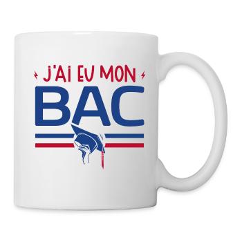 J'ai eu mon Bac | Le Cadeau Pour le Bac - Mug blanc - blanc - Droite